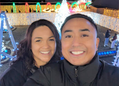 Nino and wife selfie