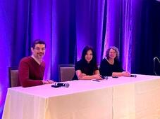 Left to right: Rami El-Sharkaway; Christina Sit; and Nadine Prevost.