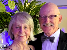 Allan Collings and Hilary Stevens