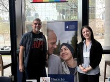 Daniella Sinisi and Naone Garcia at Blood Cancer Day, U of T Pharmacy Faculty 2025
