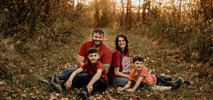 Rechelle Ramsay with family
