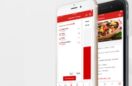 A preview of the Health manager app